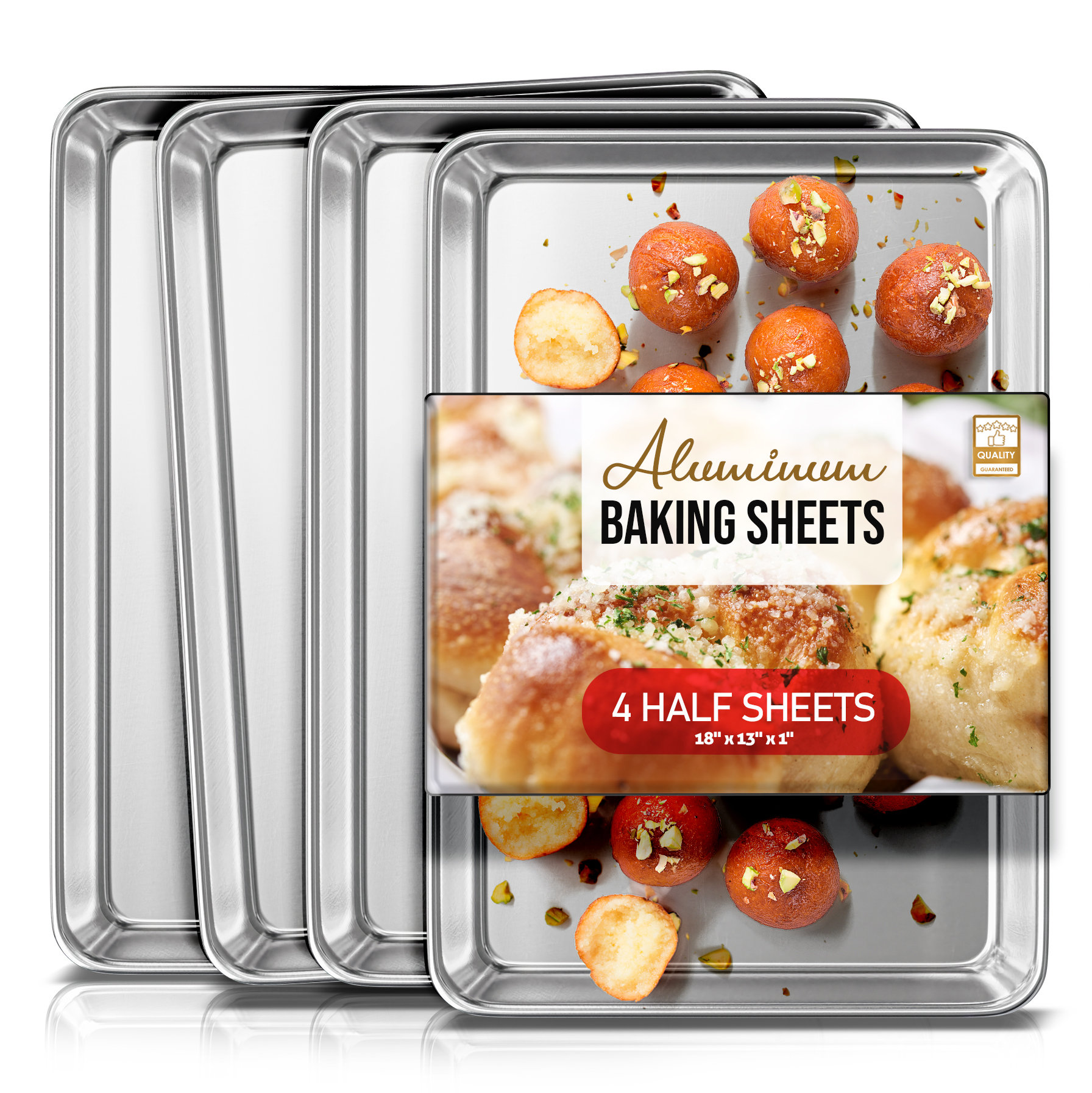 Joytable Non-Stick Aluminized Steel Half Sheet Pan Set