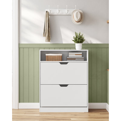 16 Pair Flip Down Shoe Storage