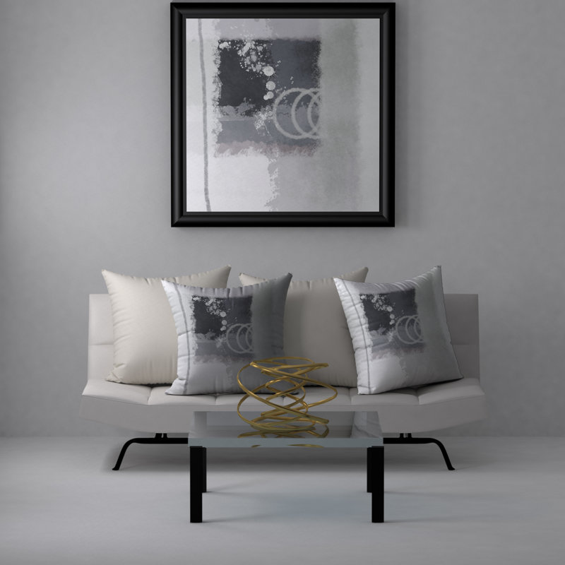  Housse et insert de coussin décoratif décoratif Finest Singular, 18" x 18"