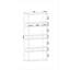 Priestley 161cm H x 72cm W Geometric Bookcase-1525962200