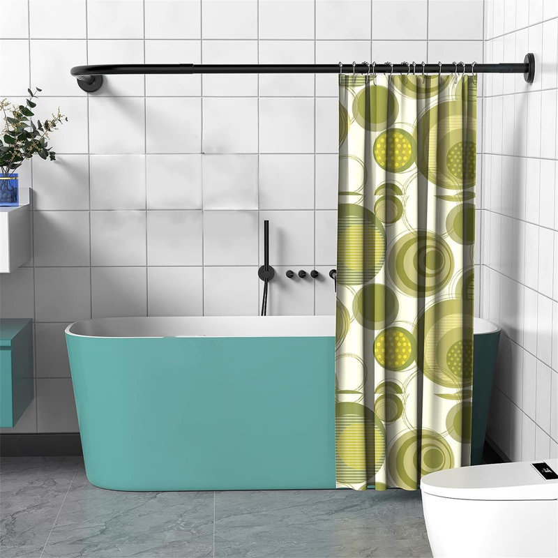 241.3cm L-Shaped Shower Curtain Pole