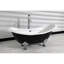 Baignoire sur pattes ovale en fonte à double pattes 72 pouces Kingston Eden Aqua Eden-34130792