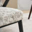 Fauteuil de salon Mid-Century moderne avec coussin de siège confortable pour le salon et le bureau