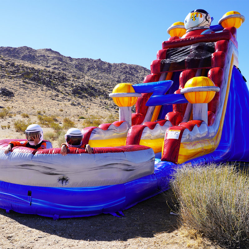 Astronaut 15' X 36' Inflatable Water Slide With Air Blower