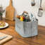 Metal Rectangle Flatware Caddy