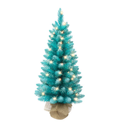 36' Lighted Fir Christmas Tree