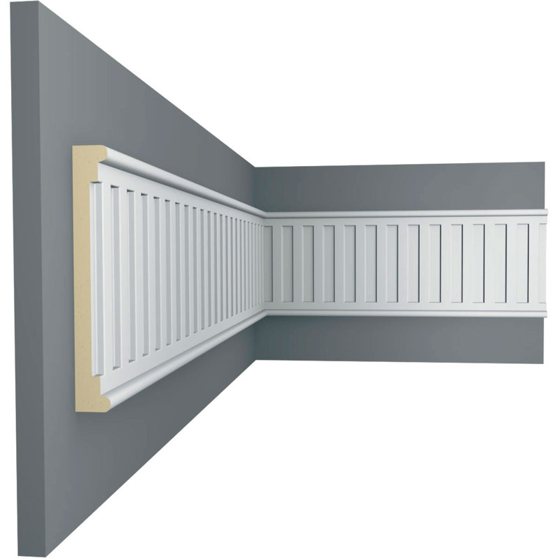 Rail de chaise Nevio H 3 5/8 po x P 1/2 po, L 94 1/2 po