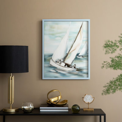 NAUTICAL Series L III, reproduction encadrée - bois massif