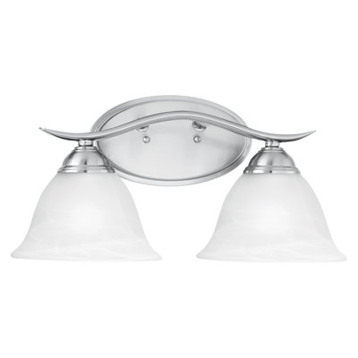 Cowen 17'' Wide 2-Light Vanity Light - Brushed Nickel