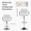 Tabourets de bar industriels pivotants avec accoudoirs, tabouret de comptoir ergonomique en similicuir pour îlot de cuisine et bar pour la maison-1035974233-1031453516