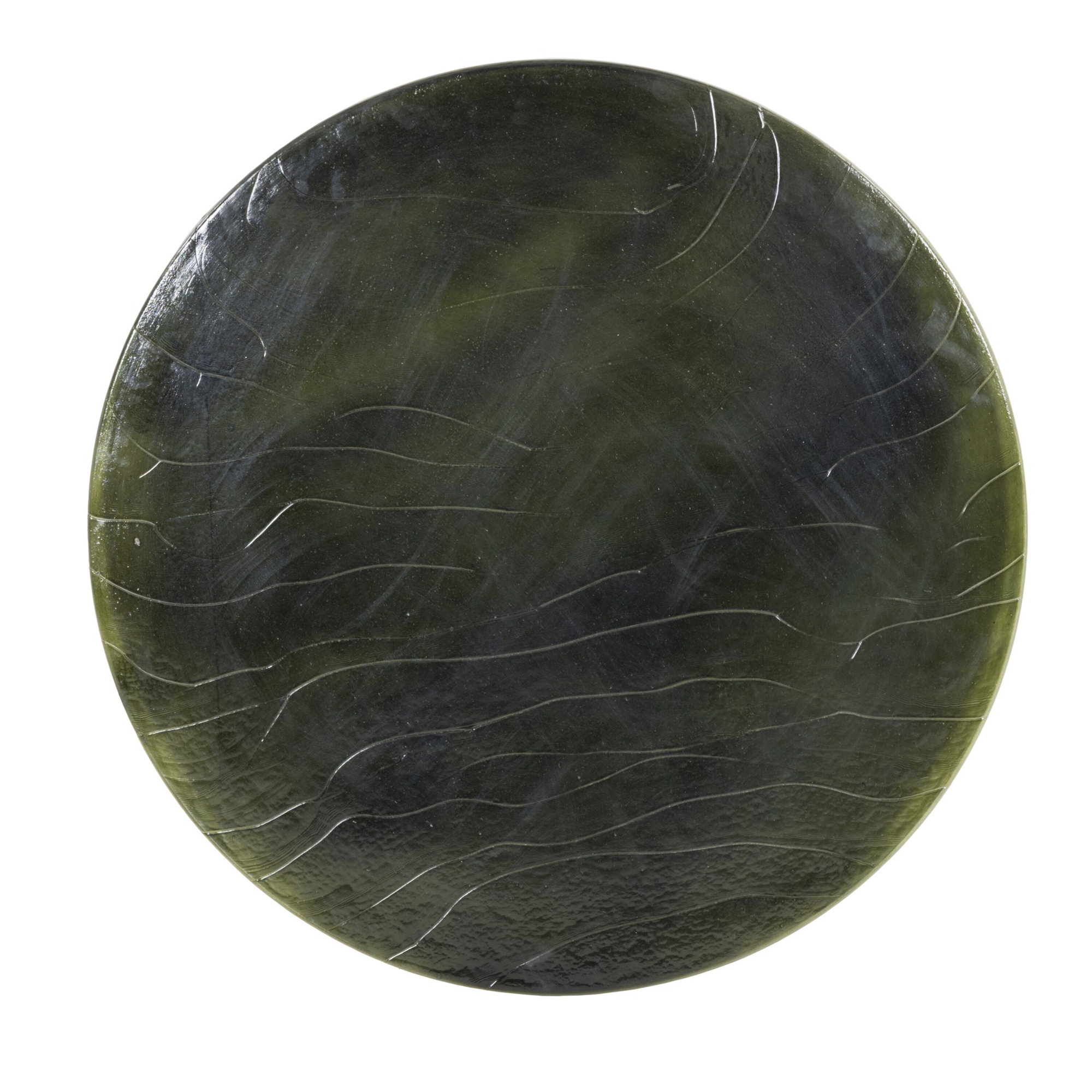 Foulks Grand Coffee Table-Moss Cast Glass, Moss Cast Glass