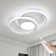 Audriauna 2-Light Dimmable Flush Mount Ceiling Light with Remote Control