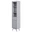 Grande armoire de rangement moderne avec tablettes réglables et tiroir-351608783