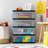 IRIS 4 Drawer Plastic Wide Chest, Black