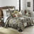 Donna Sharp Pine Patch 3PC Queen Pieced Cotton Rustic Quilt Set-120112943