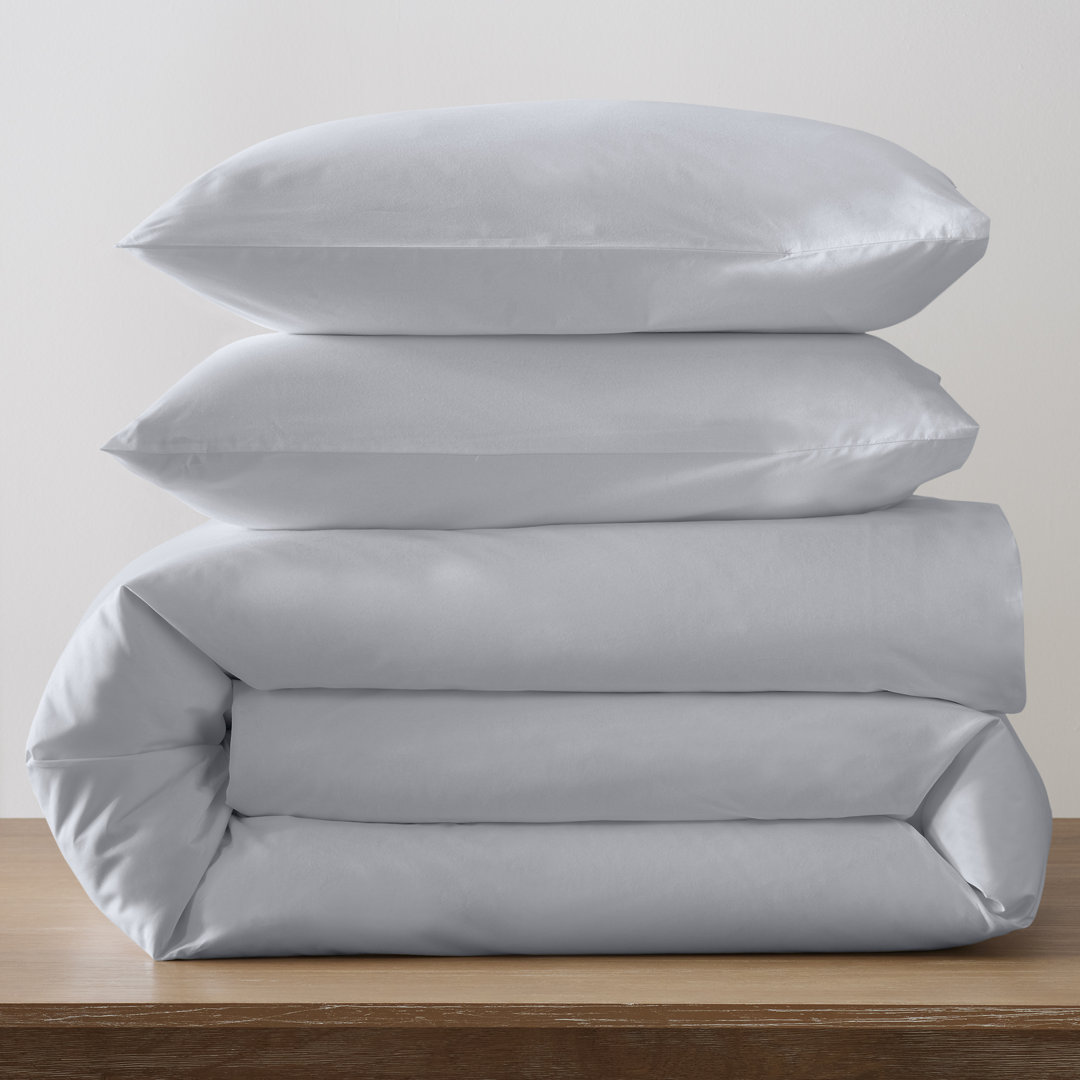 Coyer Classic Cotton Percale Duvet Cover Set RE/FINE™
