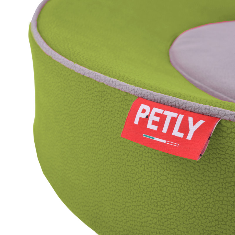 Orthopedic Microfibre Pet Bed, Green