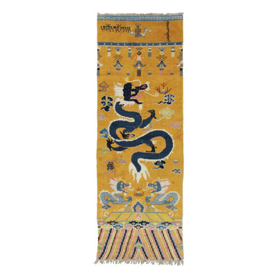One-of-a-Kind 4'11x13'11 Hand Knotted Area Rug