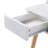 Parmley Writing Desk with Hutch, Drawers, Flip Drawer, Cubbies, Cable Opening, White MDF & Natural Wood Legs, Compact Office Desk for Home-362167337