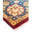 Tapis ivoire / rouge / bleu noué à la main de conception unique 8 pi x 10 pi 1 po Keenan