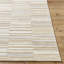 Tapis rayé rectangulaire en laine touffeté à la main brun / gris Abdalmalik-62843335