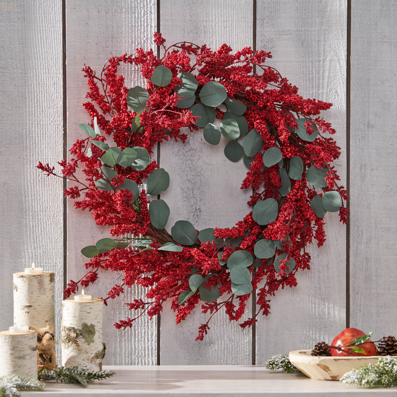EUCALYPTUS/BERRY WREATH