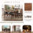 Extendable Solid Wood Solid Wood Top Four Leg Dining Set