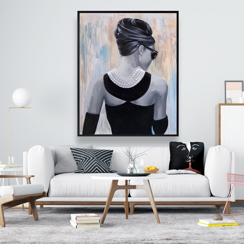 Black Bedroom Canvas | Elegant Home Decor