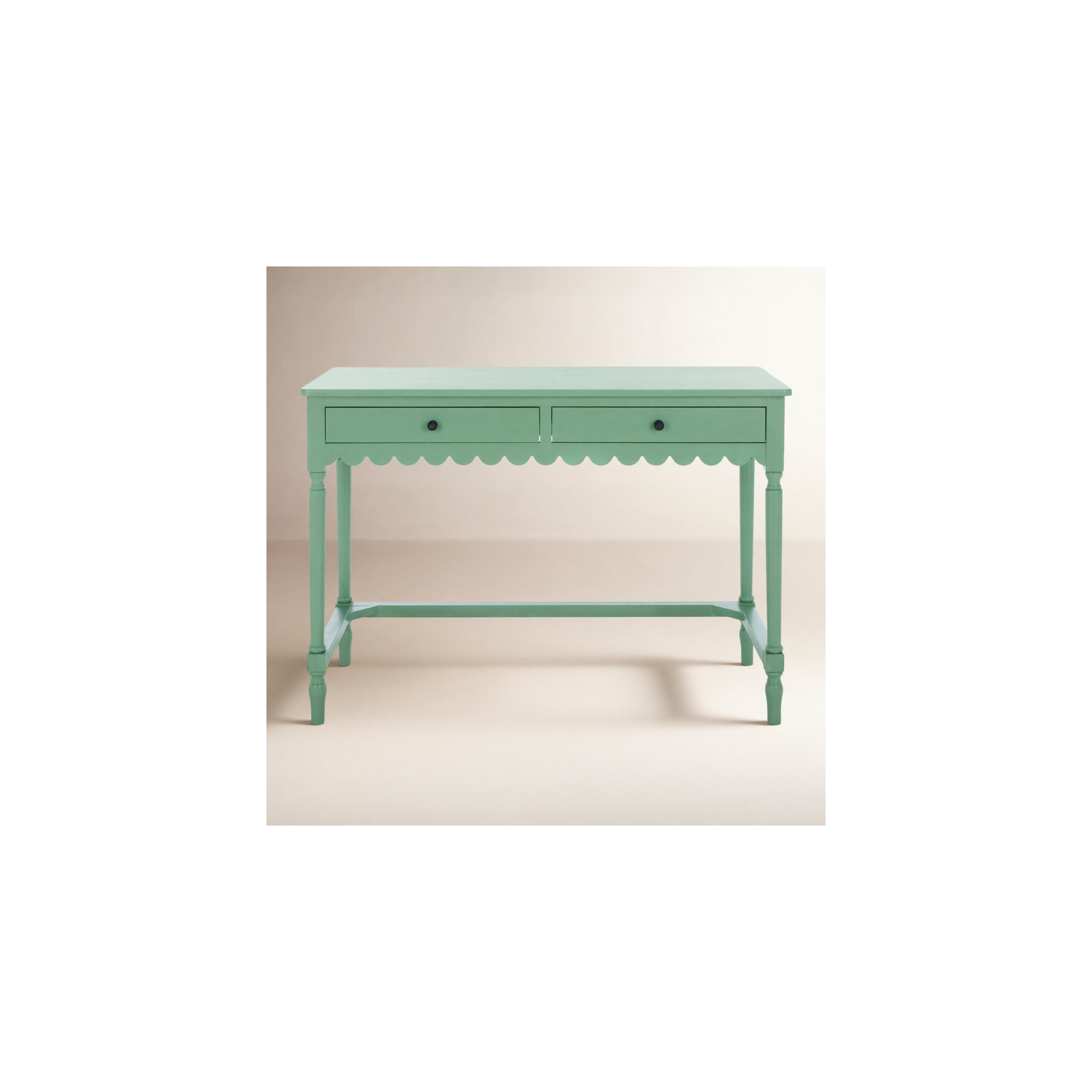 Branden 2 Drawer Desk, Sage Green
