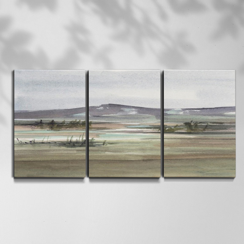 Monet - Multi Piece Framed Canvas-2878361C, H 48 po x l 96 po x P 2 po