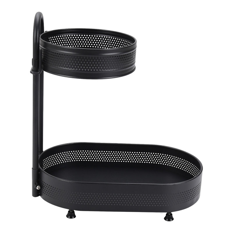 Rucki Freestanding Spice Rack, Black