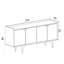 Anatolija 150cm Console Table-73823673