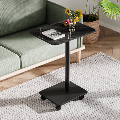 Tray Top Pedestal End Table