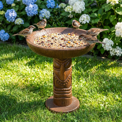 Bain d'oiseaux Hawaiian Tiki