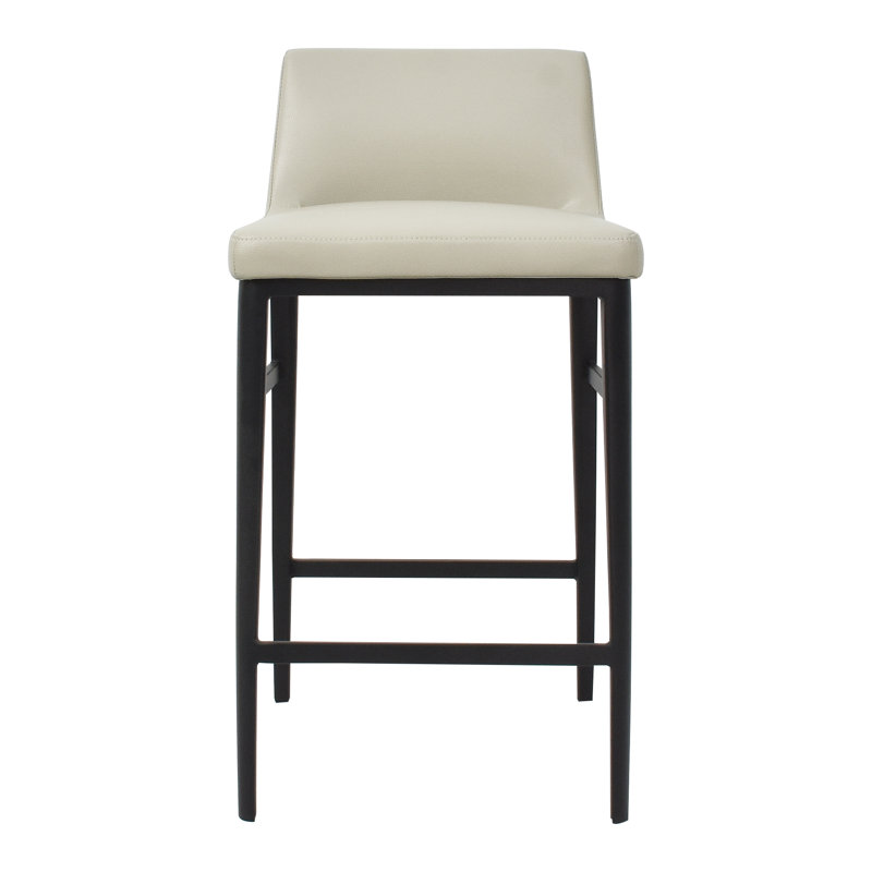 Baron 25.6" Bar Stool, Blue, Counter Stool (25.5” Seat Height)