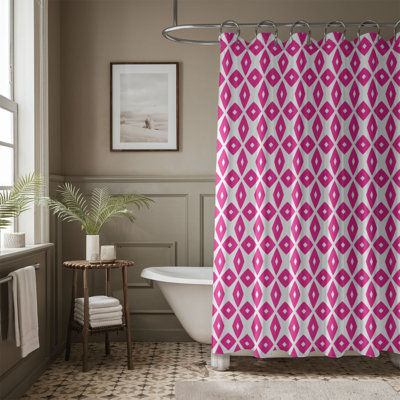 Motif bleu - Rideau de douche Premium