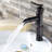 Latori Juno Dark Bamboo Shape Oil Rubbed Bronze Basin Sink Faucet Elegant Waterfall Design