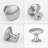30 Pack Cabinet Knobs Brushed Nickel Drawer Knobs - Solid Zinc Alloy Kitchen Pulls Modern Cabinet Hardware For Dresser Drawers