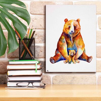 'Bear Necessities' by Marc Allante, Giclee Canvas Wall Art