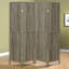 4 Rustic Grey Driftwood Screen, Hue, 70.91" Height X 69.5" Width 0.77" Depth, Pine And Folding Screen With Style, Appeal, 70.91"x69.5"x0.77", Pine, Veneer