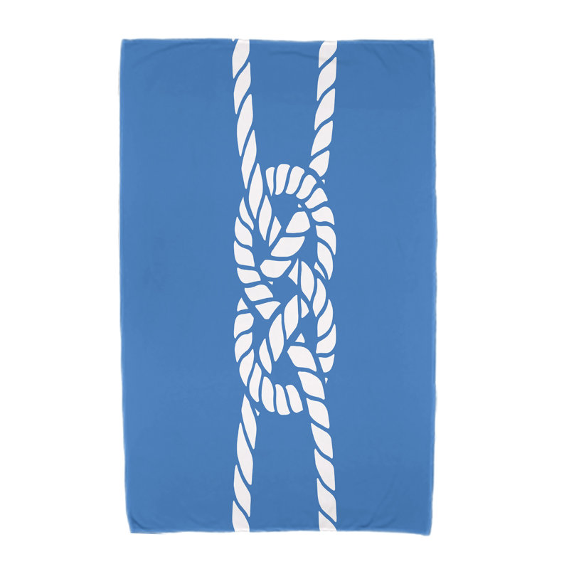 Serviette de plage en microfibre Hancock, bleu