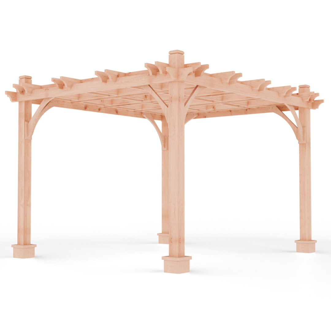 Breeze Solid Wood Pergola Outdoor Living Today 