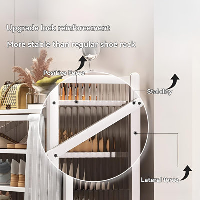 Armoire à chaussures multicouches, étagère à chaussures simple
