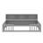 Floor Bed With Bedside Bookcase,Shelves,Guardrails-176297688