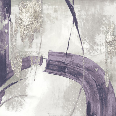 Noir encre I Lavender version-sans cadre, reproduction d’art sur toile