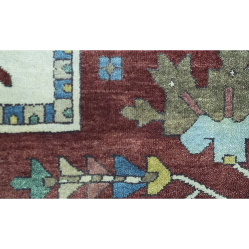 Hand-Knotted High-Quality Rust Area Rug