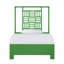 Finn Twin Extra Long Bed, Turquoise-1366901636-1366901744