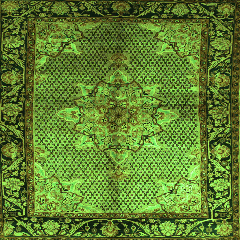 Performance Oriental Indoor Rug, Square 6'