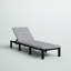 Chaise longue inclinable d'extérieur réglable Trajen