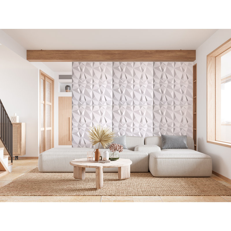 24" x 24" Wall Paneling in White